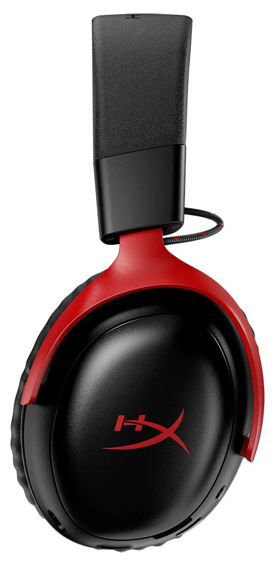 HyperX Cloud III S Wireless Gaming Headset, Black/Red