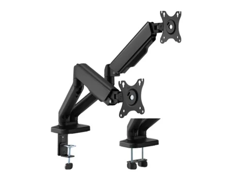 Brateck Cost-Effective Spring-Assisted Dual Monitor Arm