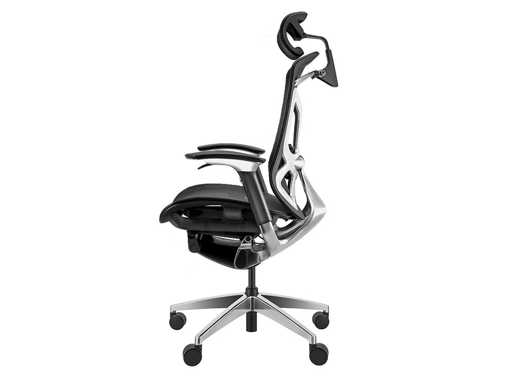 GTChair Dvary X 3D Armrest Swivel Office Chair - Black