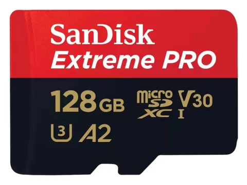 SanDisk Extreme PRO 128GB V30 U3 microSDXC UHS-I Card