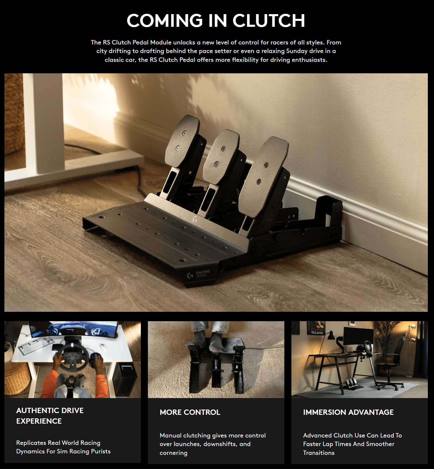 Logitech G RS Clutch Module product details