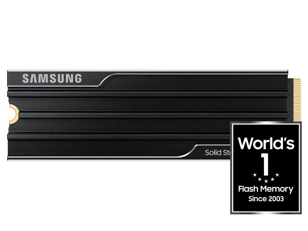 Samsung 9100 PRO 4TB PCIe Gen5 NVMe M.2 SSD with Heatsink