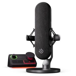 SteelSeries Alias Pro XLR Pro Gaming Microphone with XLR Stream Mixer