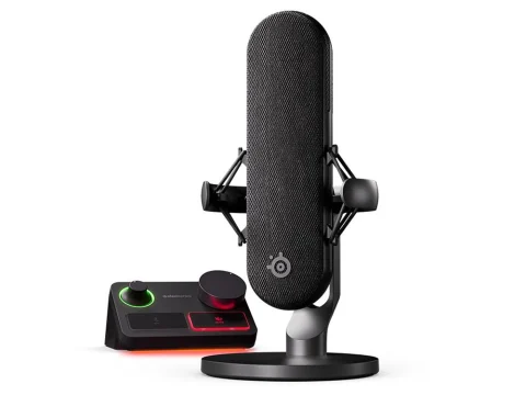 SteelSeries Alias Pro XLR Pro Gaming Microphone with XLR Stream Mixer