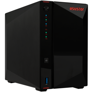 Asustor Nimbustor 2 Gen2 Tower 2 Bay NAS, Celeron Quad Core, 4GB RAM