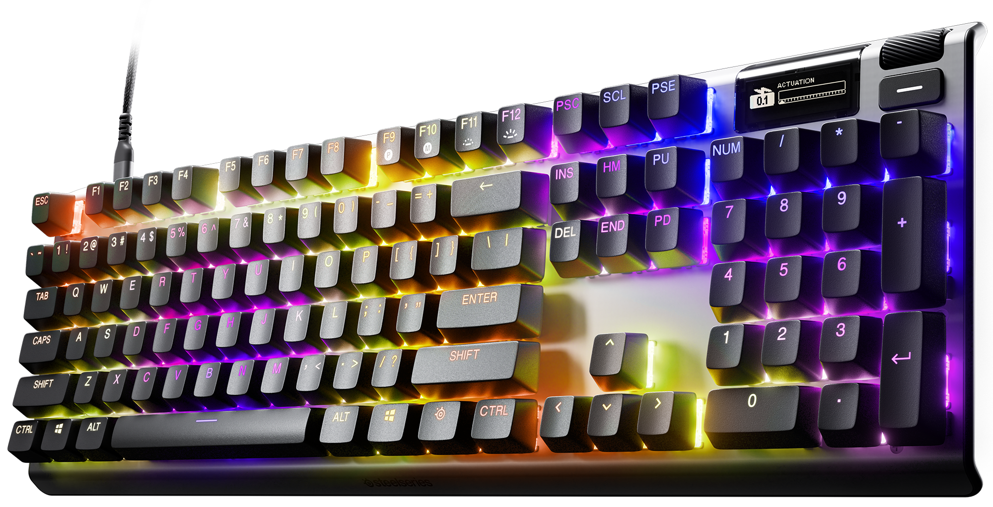 SteelSeries Apex Pro Gen 3 RGB Mechanical Keyboard, OmniPoint 3.0 SW