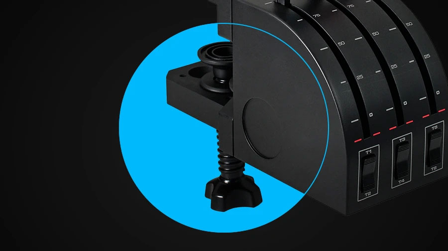 Logitech Flight Simulator Throttle Quadrant for Multi-Engine Aircraft product details