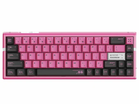 ATK RS6 Ultra Aluminum Wired Magnetic Hall Effect TTC RGB Magneto Switch Keyboard - Sakura Warrior