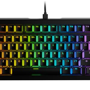 Glorious GMMK 3 HE 75 RGB Black Prebuilt Mechanical Keyboard, Fox HE