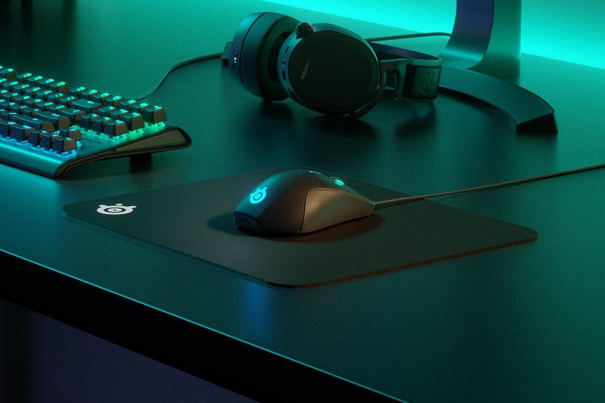 SteelSeries QCK Cloth Gaming Mousepad (320 x 270mm) product details