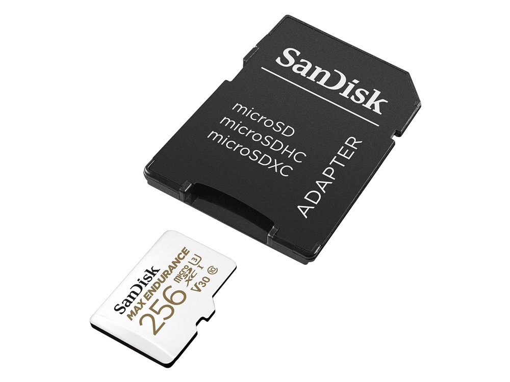 SanDisk MAX Endurance 256GB C10 U3 V30 4K UHD microSD Card