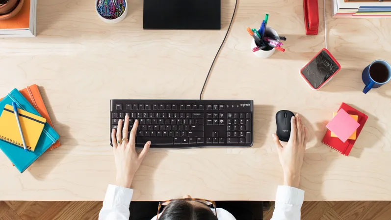 Logitech K120 Low-profile Keyboard product details