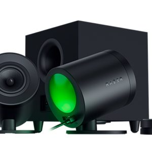 Razer Nommo V2 Pro Full-Range 2.1 PC Gaming Speakers with Wireless Subwoofer
