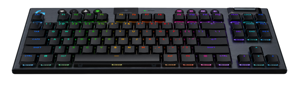Logitech G915 X TKL Tri-mode Wireless RGB Tactile Mechanical Switch Gaming Keyboard - Black
