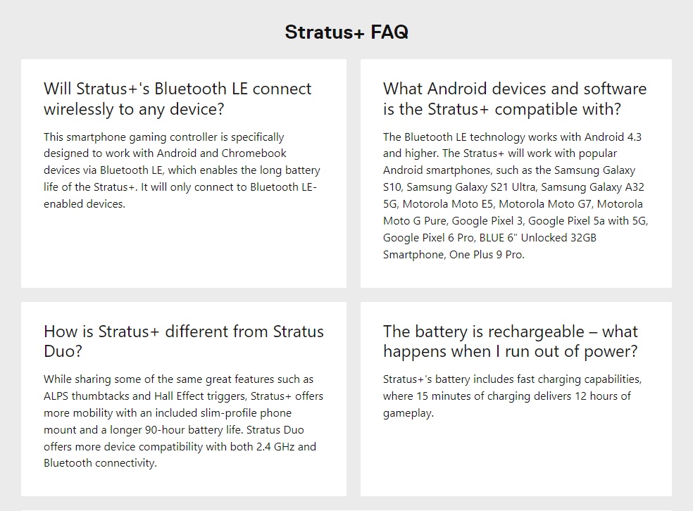SteelSeries Stratus+ Game Controller product details