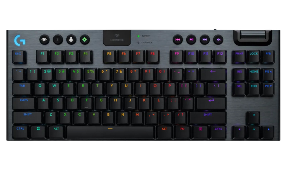 Logitech G915 X TKL Tri-mode Wireless RGB Tactile Mechanical Switch Gaming Keyboard - Black