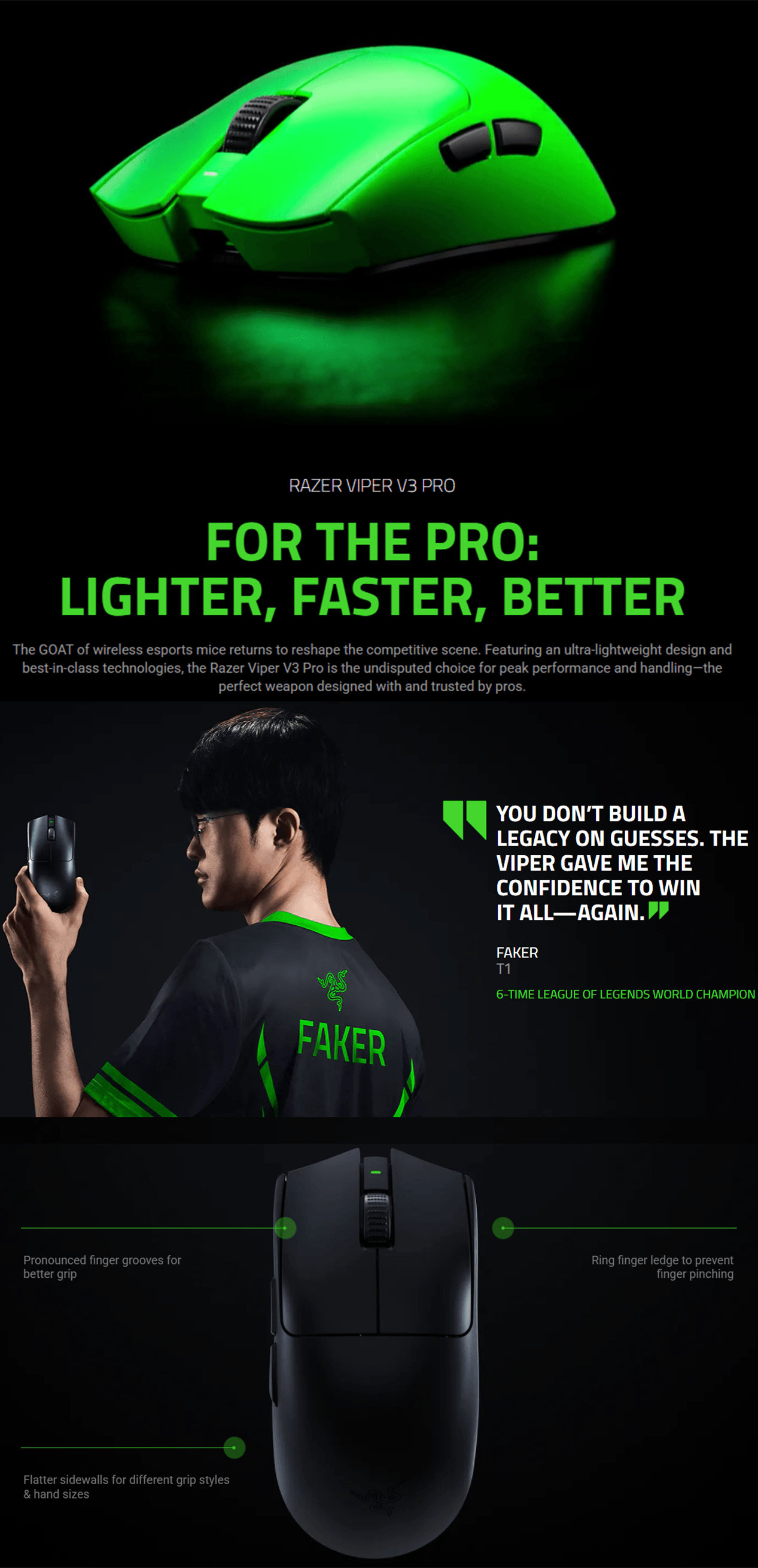 Razer Viper V3 Pro Dragon Lore Design Ultra-Lightweight Wireless Esports Gaming Mouse - Counter-Strike 2 Edition product details