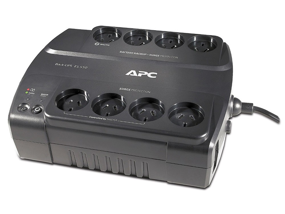 APC BE550G-AZ 550VA/330W 8 x Aus Outlets Battery Backup & Surge Protector