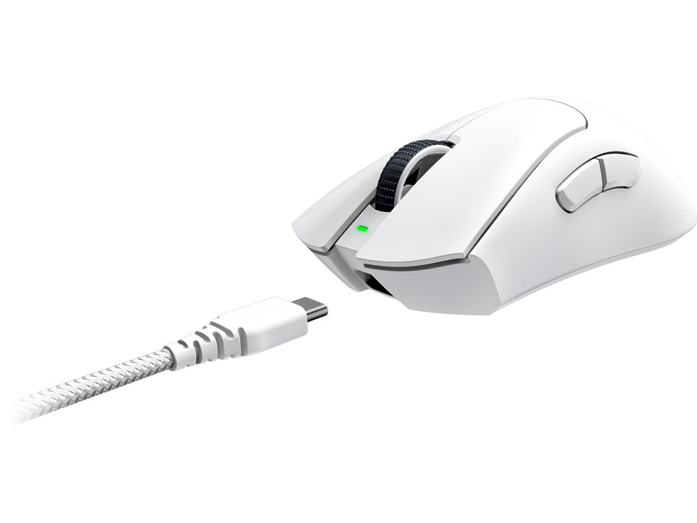 Razer DeathAdder V3 Pro Ultra-lightweight Ergonomic Wireless Esports Mouse - White
