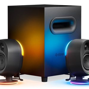 SteelSeries Arena 7 Illuminated Bluetooth Two-Way Gaming Speakers