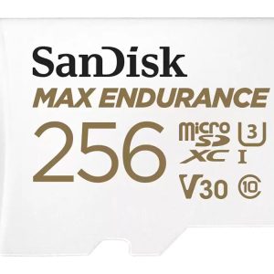 SanDisk MAX Endurance 256GB C10 U3 V30 4K UHD microSD Card