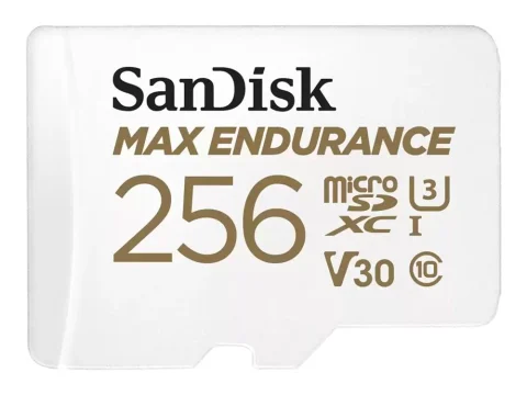 SanDisk MAX Endurance 256GB C10 U3 V30 4K UHD microSD Card