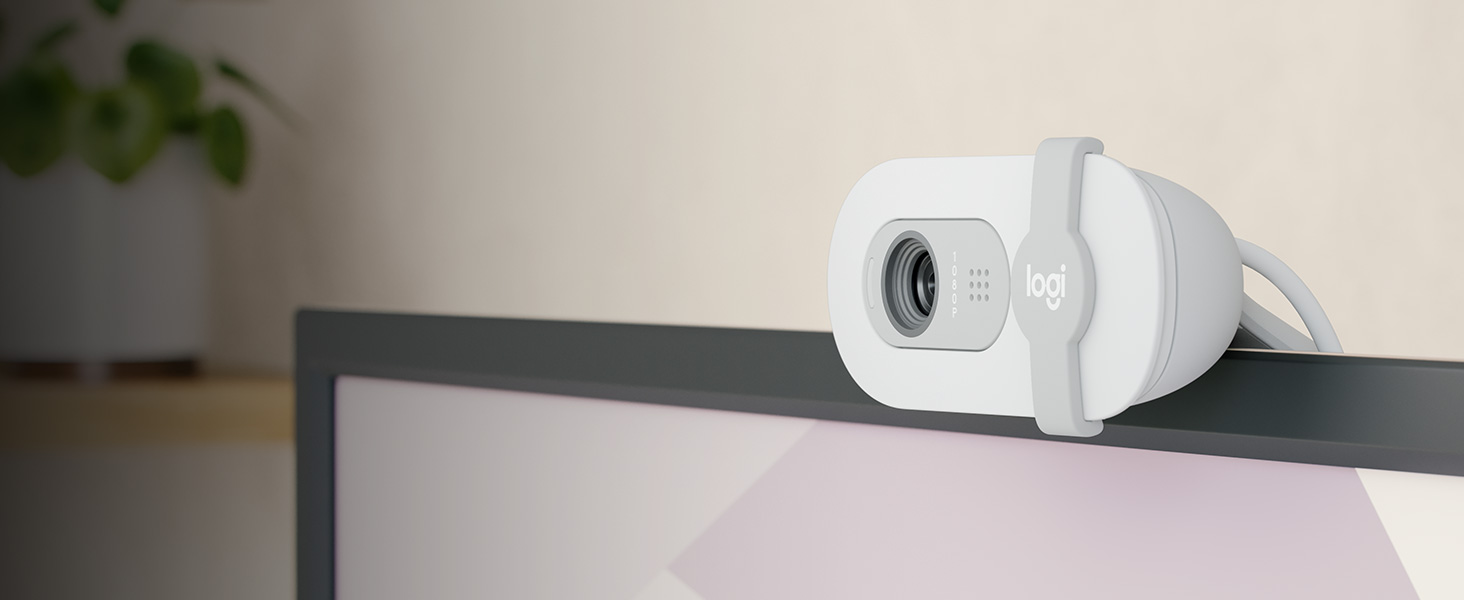 Logitech Brio 100 Full HD 1080p Webcam - Off-White product details