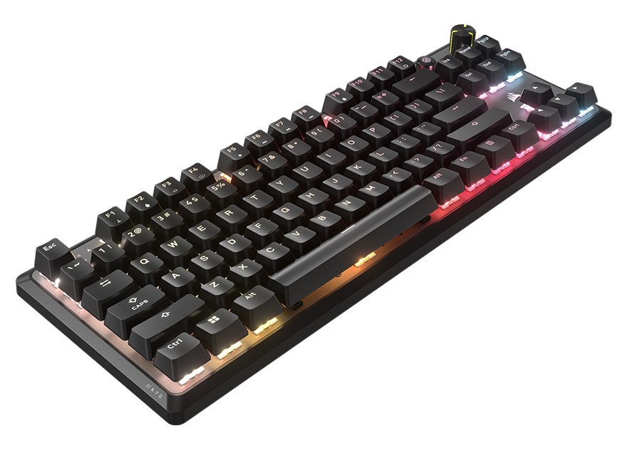 Corsair K70 CORE TKL RGB Mechanical Keyboard, MLX Red V2 SW