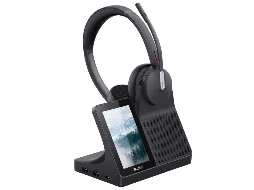 Yealink WH64 Mono Workstation WH64-M-WS DECT Bluetooth MS Teams Wireless Headset