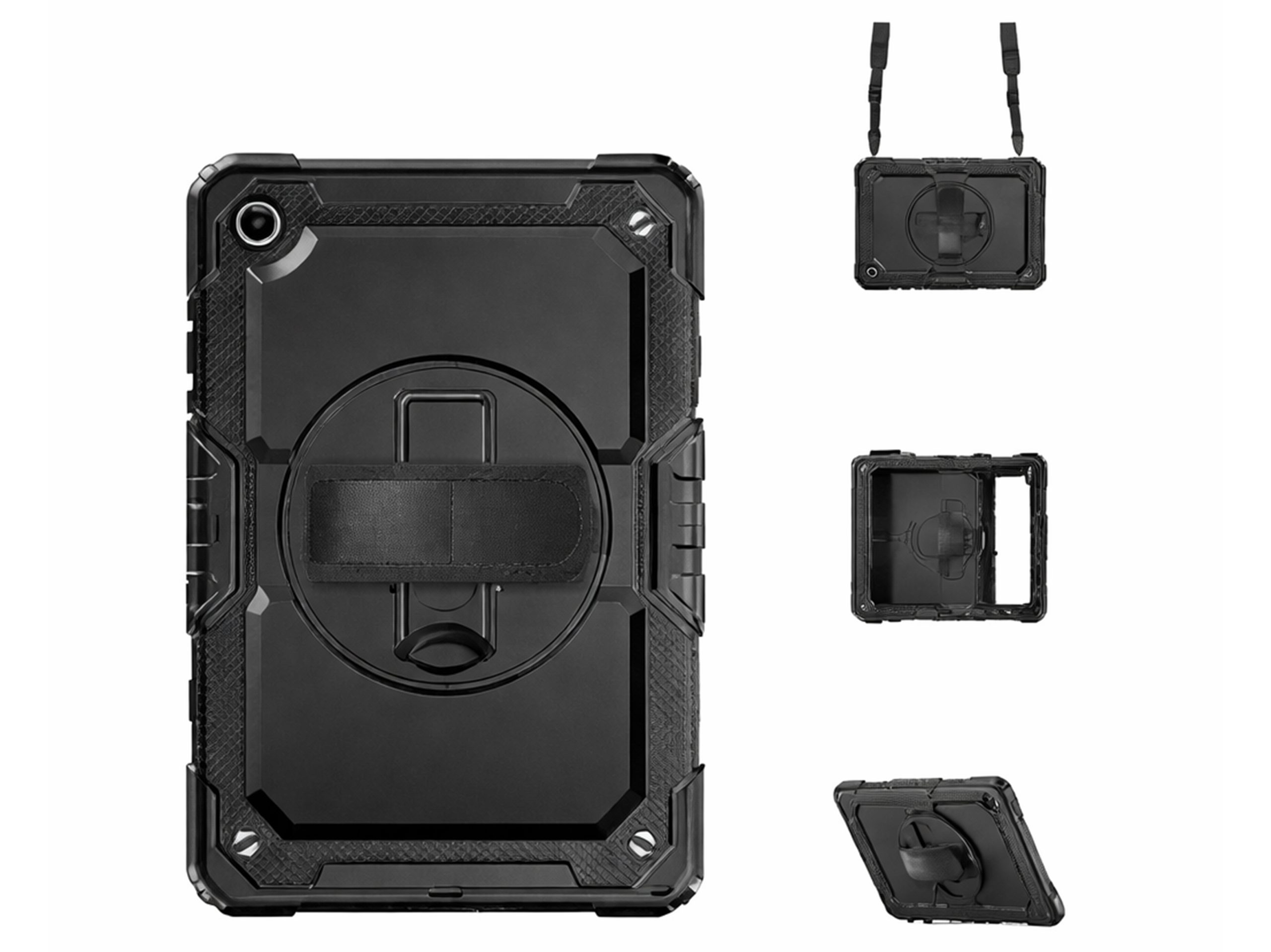 USP Rugged Samsung Galaxy Tab A11+/A9+ 11" Case - Black