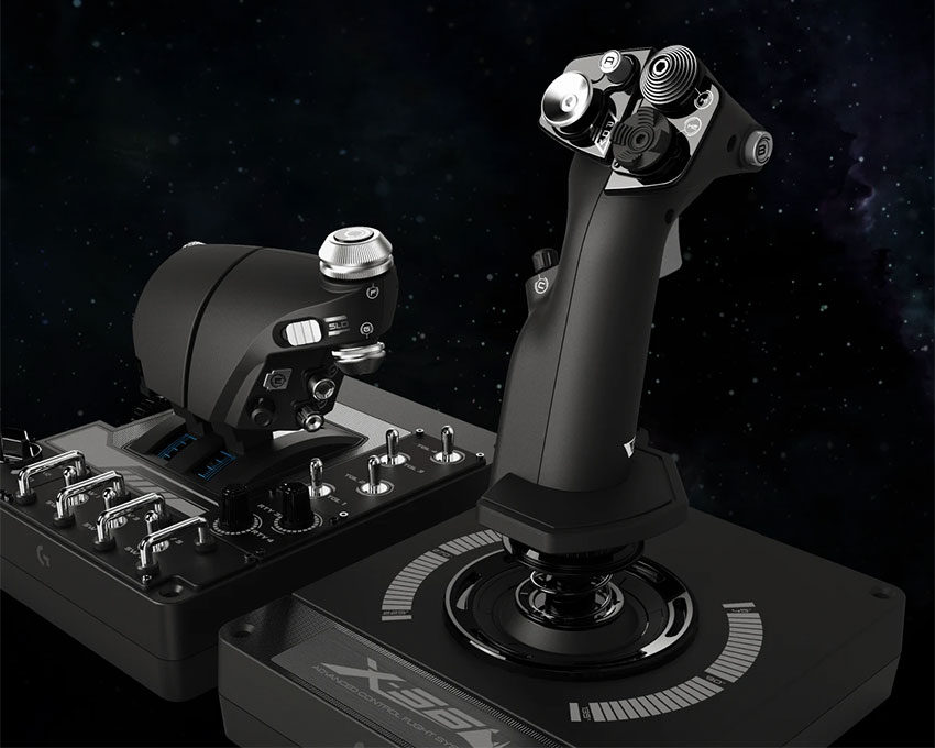 Logitech X56 VR Simulator Compatible HOTAS Joystick product details
