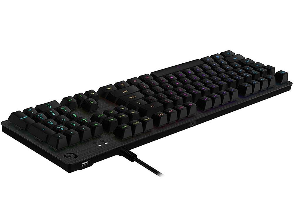 Logitech G512 Carbon Lightsync RGB Mechanical Gaming Keyboard - Tactile GX Brown