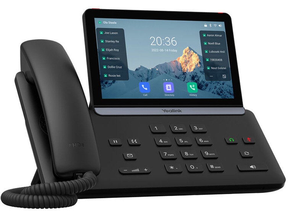 Yealink SIP-T88W 16-Line 7" Touchscreen Android 13 Wi-Fi 6 IP Phone product details