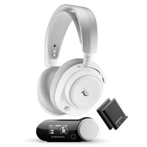 SteelSeries Arctis Nova Pro Omni Hi-Res Wireless ANC Gaming Headset - White