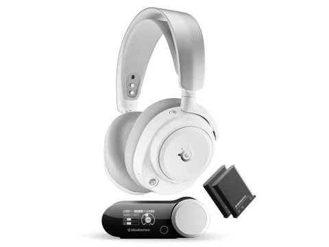 SteelSeries Arctis Nova Pro Omni Hi-Res Wireless ANC Gaming Headset - White
