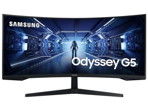 Samsung Odyssey G5 34" UltraWide QHD 165Hz FreeSync Curved Gaming Monitor