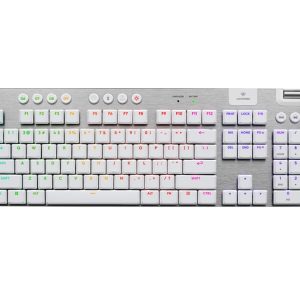 Logitech G915 X LIGHTSPEED Low-Profile Tri-mode Wireless Gaming Keyboard - White