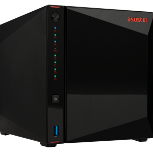 Asustor Nimbustor 4 Gen2 Tower 4 Bay NAS, Celeron Quad-Core, 4GB RAM