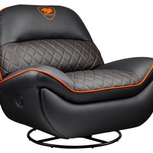 Cougar Overlord PVC Leatherette Gaming Sofa - Black