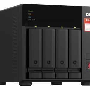 QNAP TS-473A-8G Tower 4 Bay NAS, Ryzen 4-Core, 8GB RAM