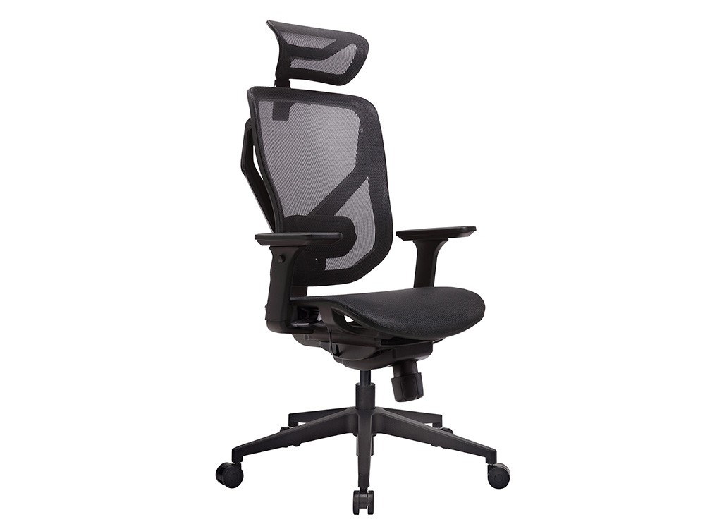 GTChair Vida M Mesh Back Ergonomic Office Chair - Black