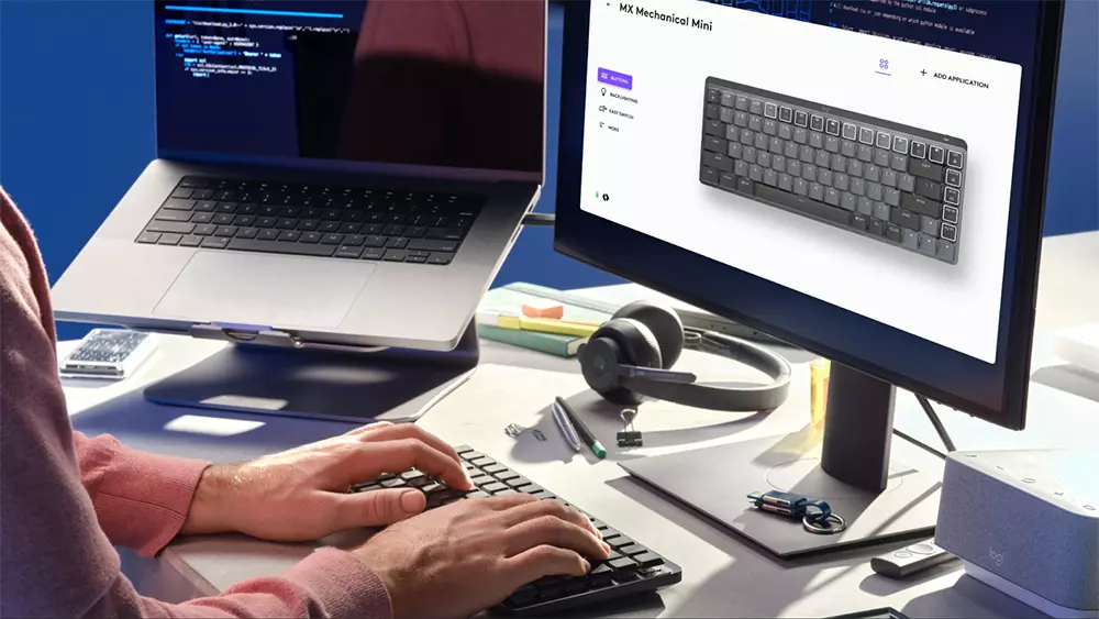 Logitech MX Mechanical Wireless Keyboard - Tactile Quiet product details