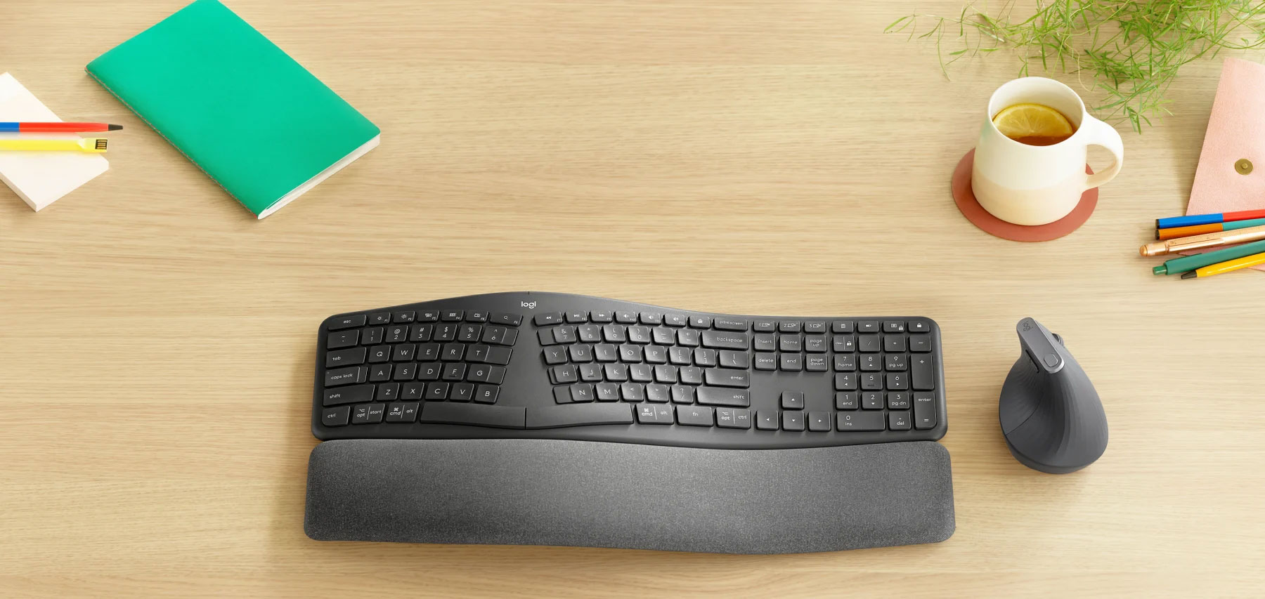 Logitech ERGO K860 Wireless Split Keyboard product details