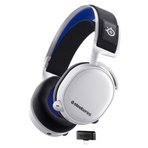 SteelSeries Arctis 7P+ Wireless - Multi-Platform USB-C Gaming Headset for PlayStation - White
