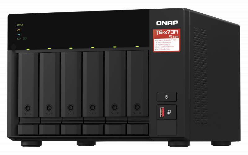 QNAP TS-673A-8G Tower 6 Bay NAS, Ryzen 8GB