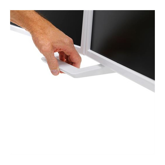 Ergotron HX DESK DUAL MONITOR ARM WHITE