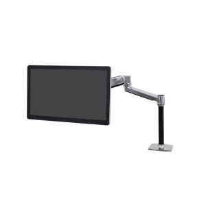 Ergotron LX Sit Stand Desk Mount LCD Arm Polished