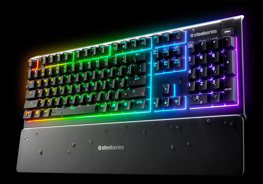 SteelSeries APEX 3 Water Resistant Gaming Keyboard product details