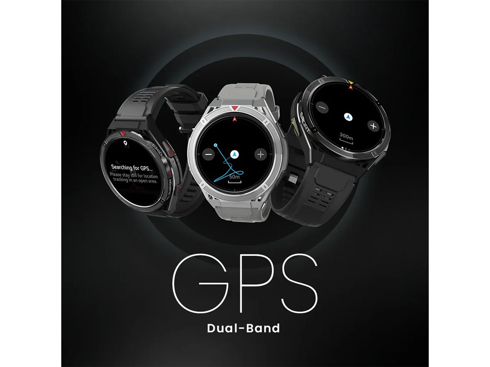 Hifuture ACTIVE 1.43" AMOLED Smart Watch - Black + Yellow