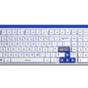 Aula Hero 99 Magnetic E-Sports Chun Magnetic Switch Gaming Keyboard - White & Blue